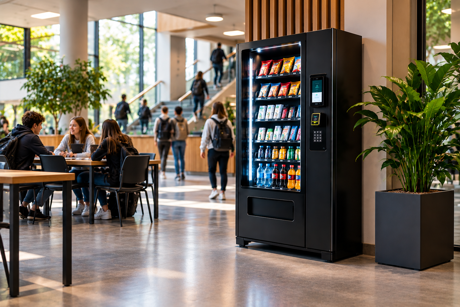 Vendingmachines voor scholen